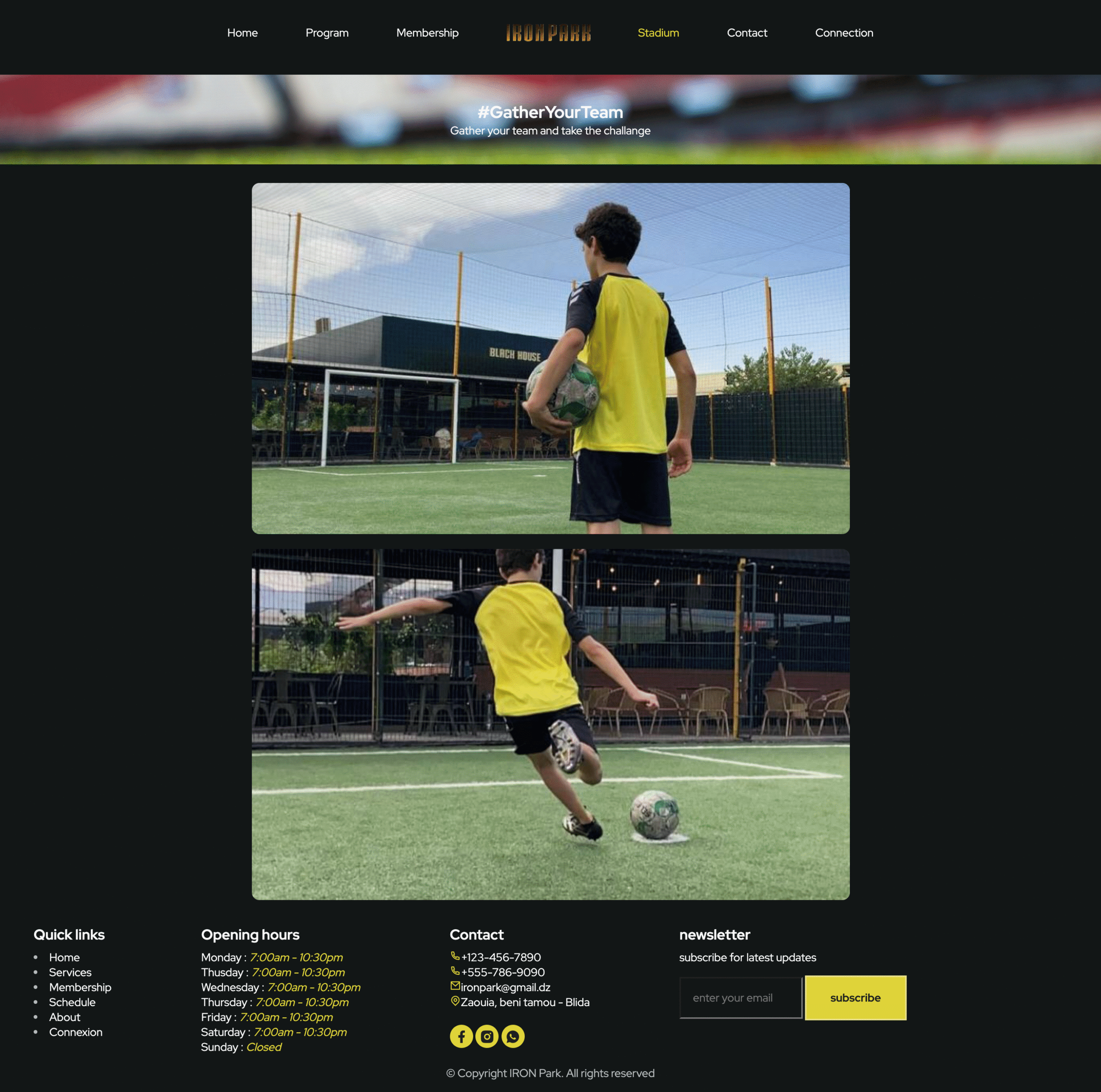 Sign Up Form Screenshot